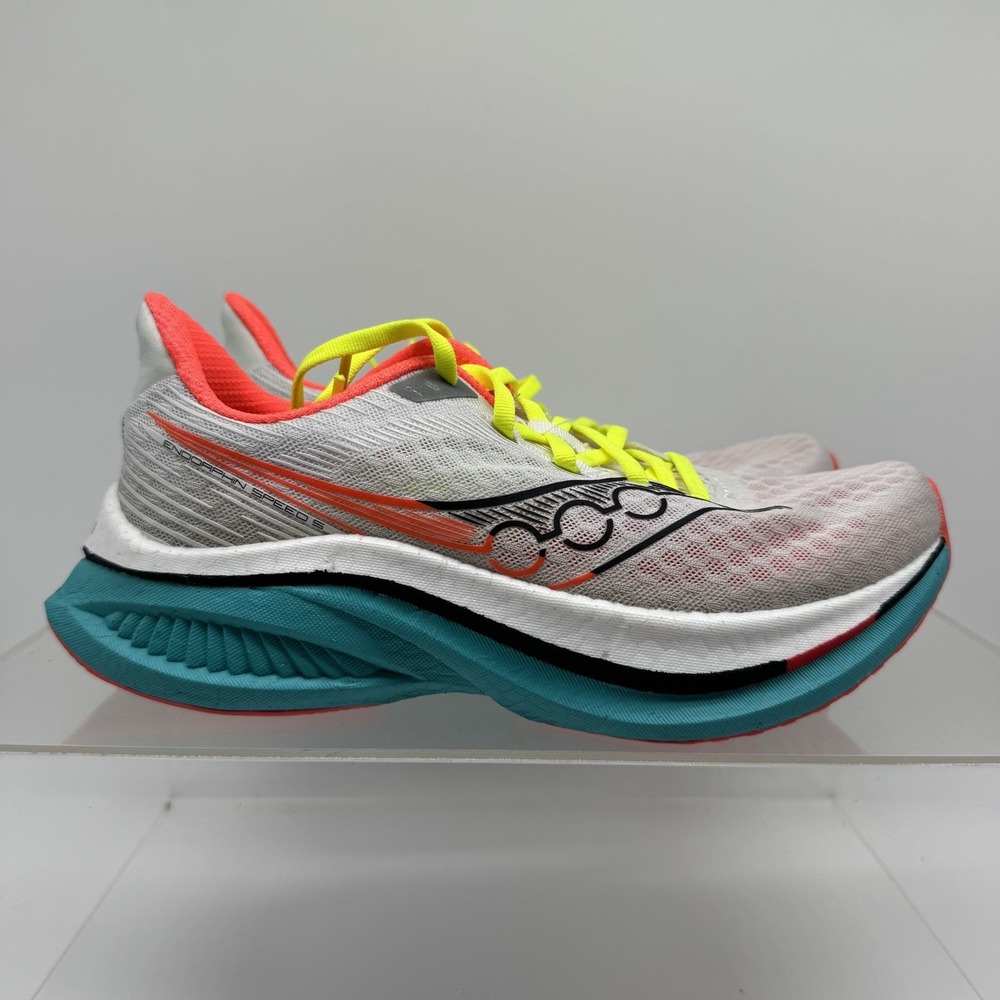 Saucony Endorphin Speed 5 S11007-97 White Mutant Running Shoes Women's Size 7.5